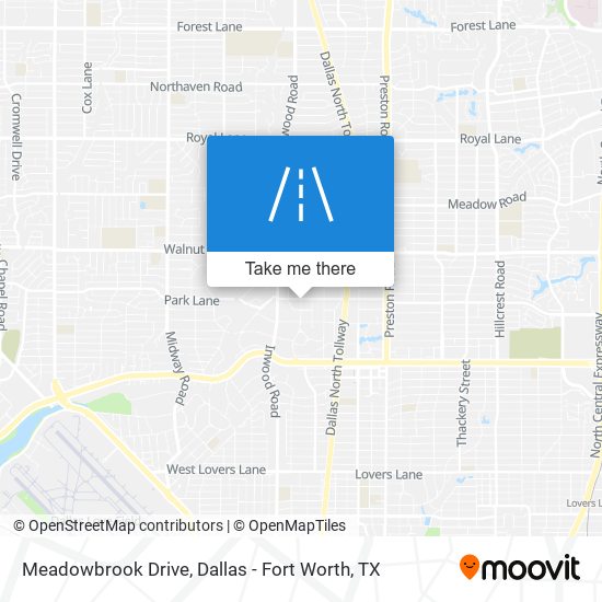Mapa de Meadowbrook Drive