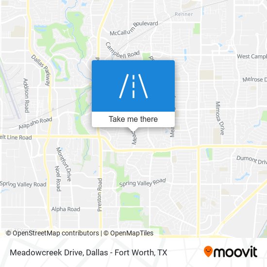 Meadowcreek Drive map
