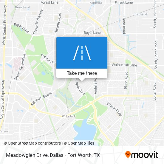 Meadowglen Drive map