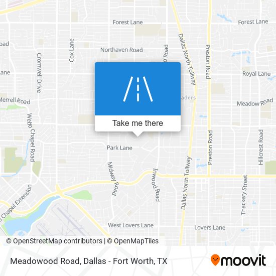 Mapa de Meadowood Road