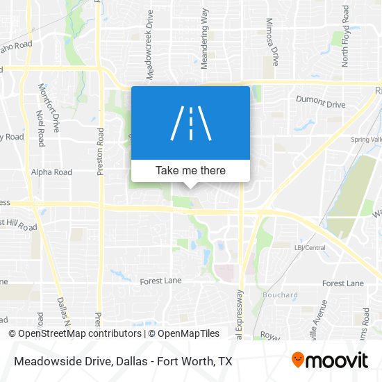 Meadowside Drive map