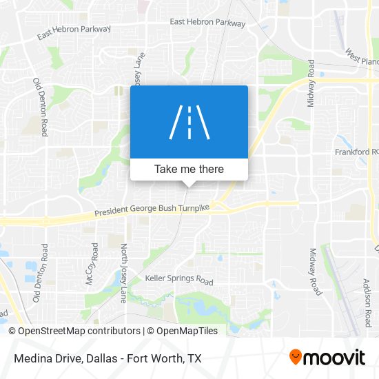 Medina Drive map