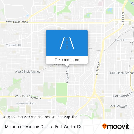 Melbourne Avenue map