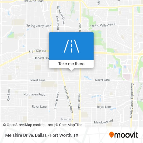 Melshire Drive map
