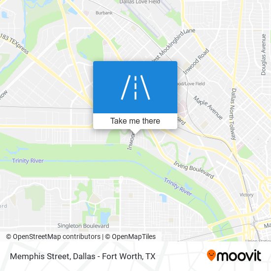 Memphis Street map