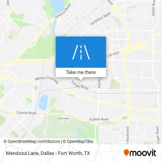 Mapa de Mendosa Lane