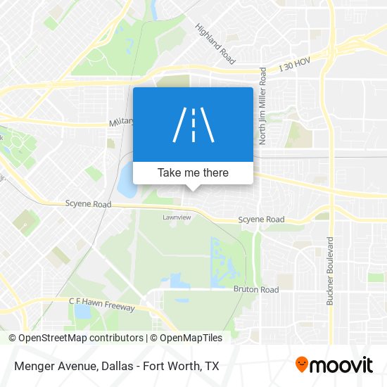 Menger Avenue map