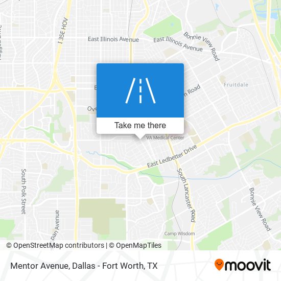 Mentor Avenue map