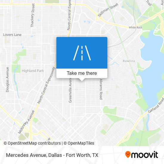 Mercedes Avenue map