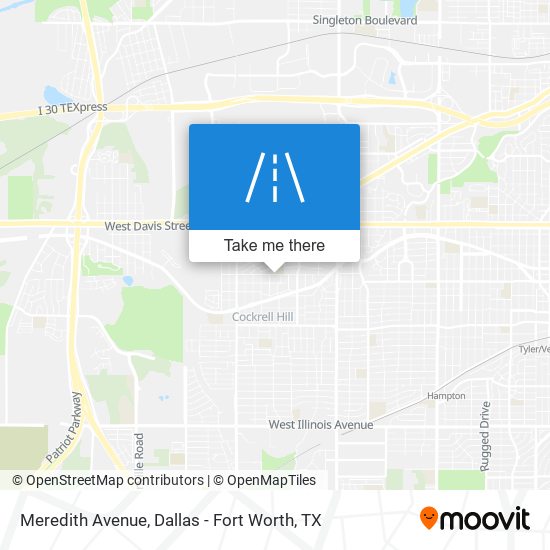 Meredith Avenue map