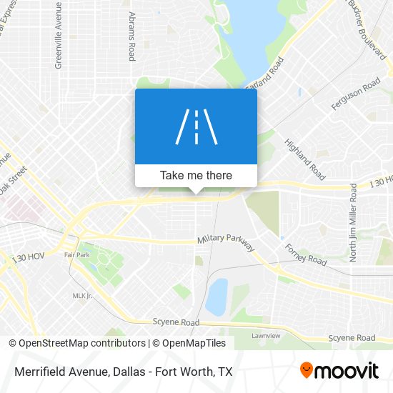 Merrifield Avenue map