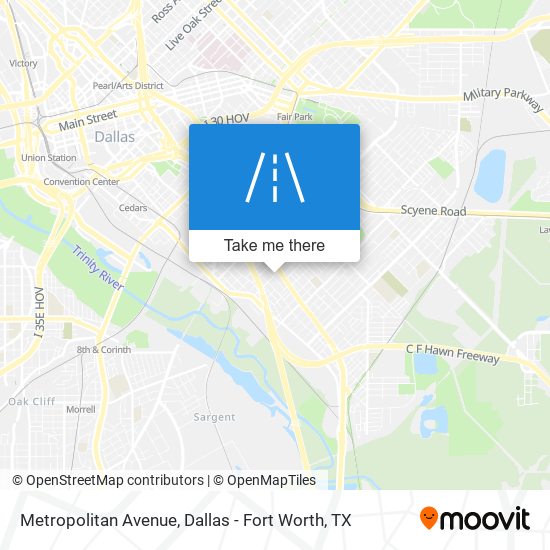Metropolitan Avenue map