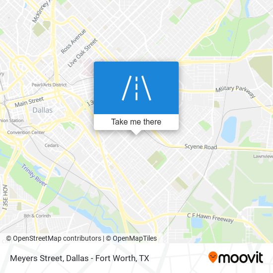 Meyers Street map