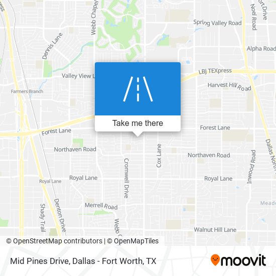 Mapa de Mid Pines Drive