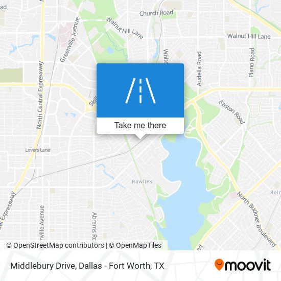 Middlebury Drive map