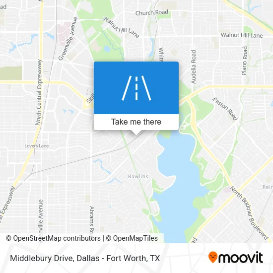 Middlebury Drive map