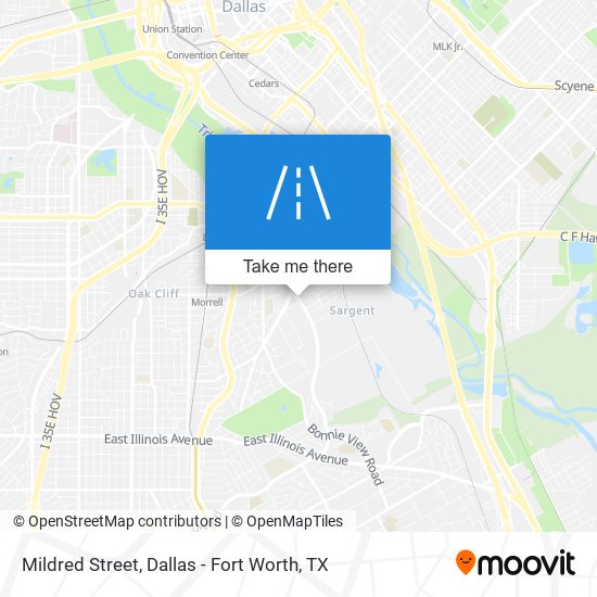 Mildred Street map