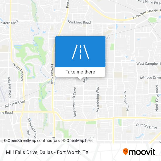 Mapa de Mill Falls Drive