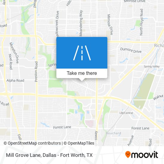 Mapa de Mill Grove Lane