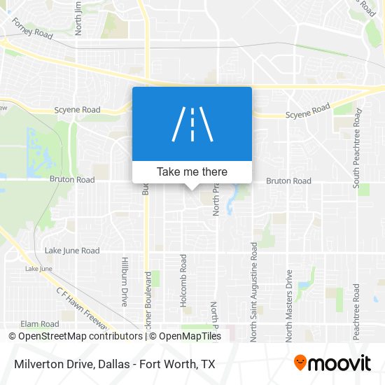 Mapa de Milverton Drive