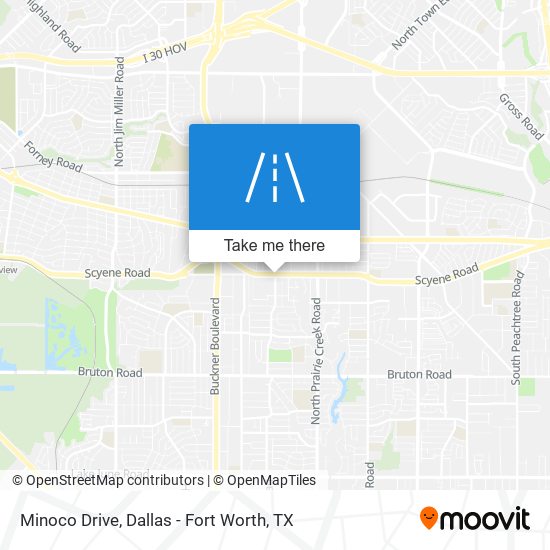 Minoco Drive map