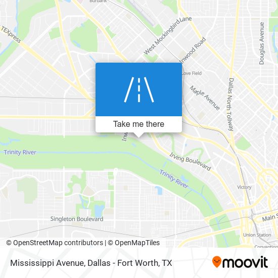 Mississippi Avenue map