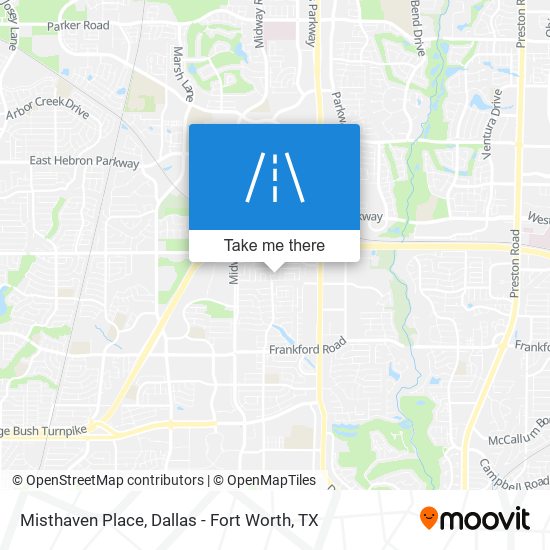Misthaven Place map