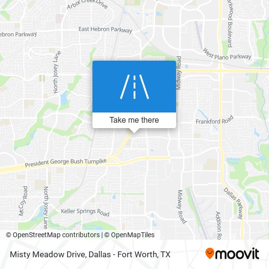 Misty Meadow Drive map