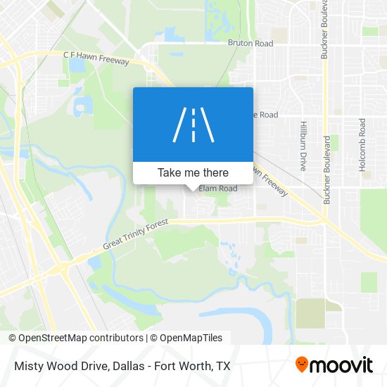 Mapa de Misty Wood Drive