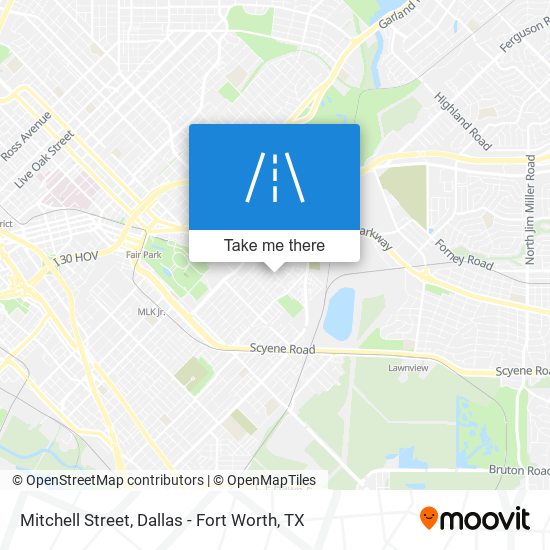 Mitchell Street map