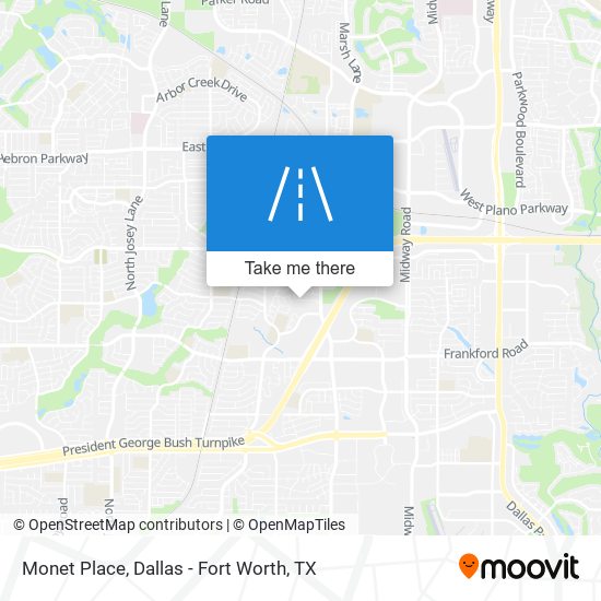 Monet Place map