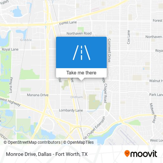 Monroe Drive map