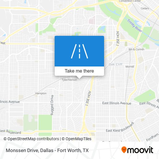 Mapa de Monssen Drive