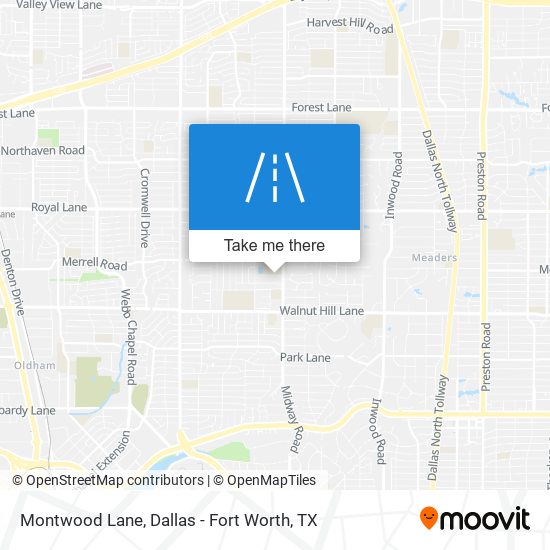 Mapa de Montwood Lane