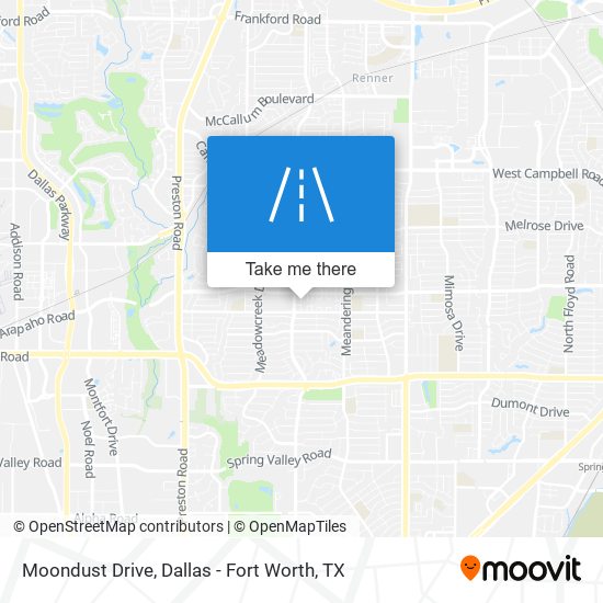 Moondust Drive map
