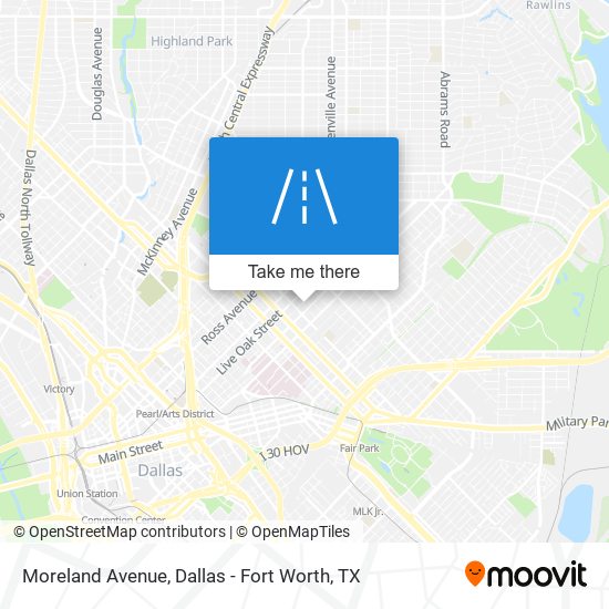 Mapa de Moreland Avenue