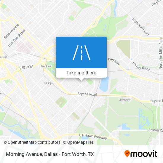 Mapa de Morning Avenue