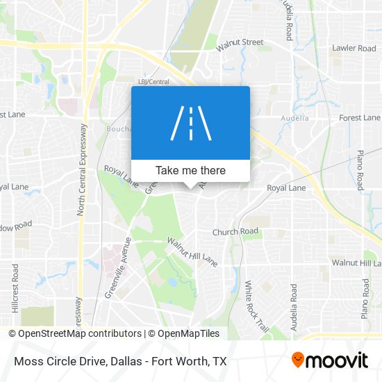 Moss Circle Drive map