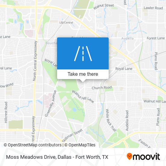 Moss Meadows Drive map
