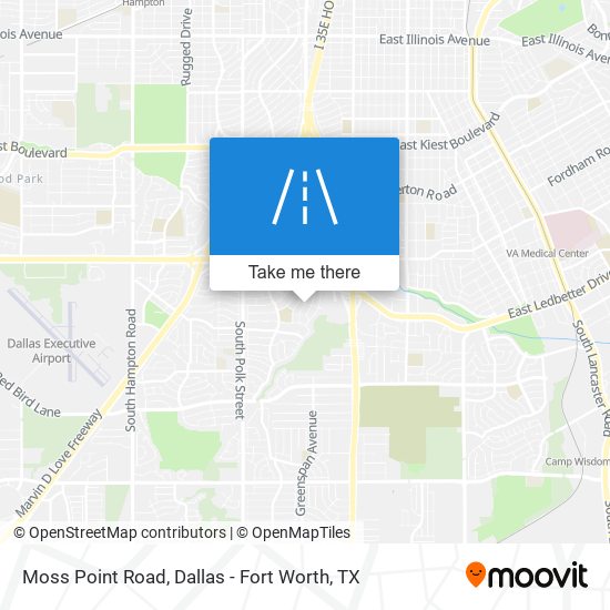 Moss Point Road map