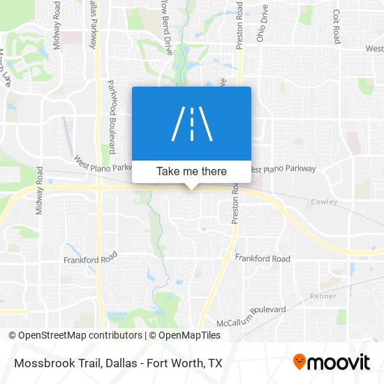 Mapa de Mossbrook Trail