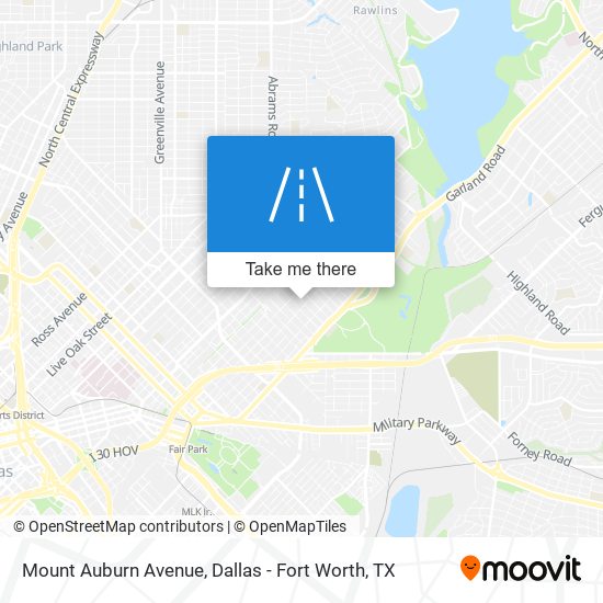 Mount Auburn Avenue map