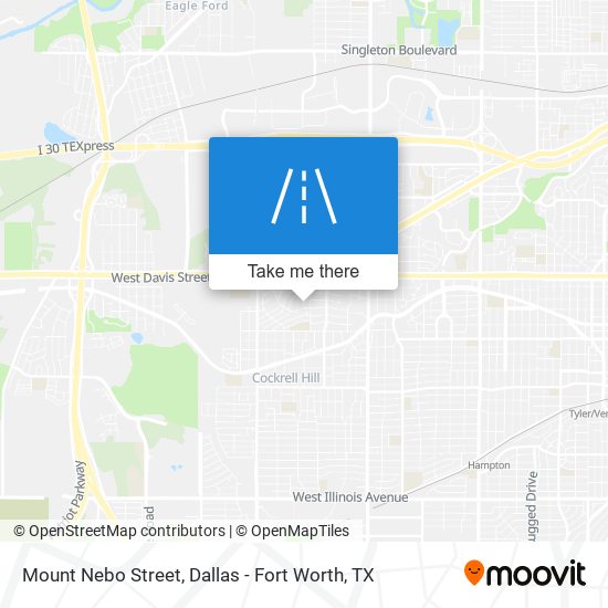 Mount Nebo Street map