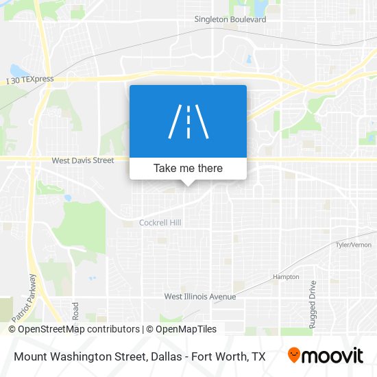 Mount Washington Street map