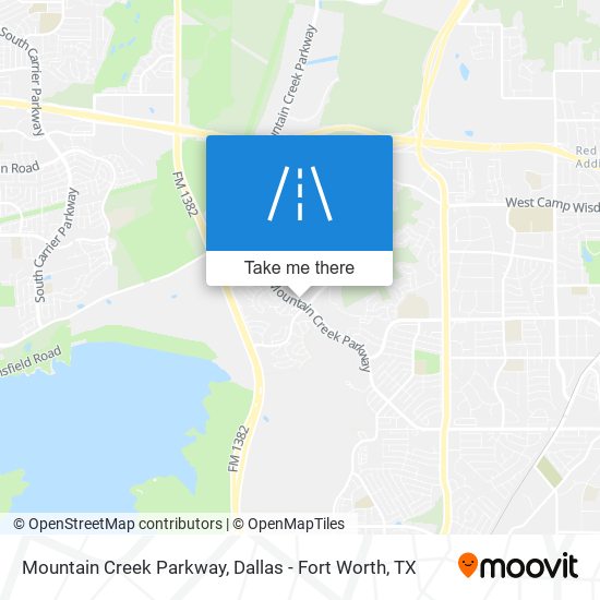 Mapa de Mountain Creek Parkway