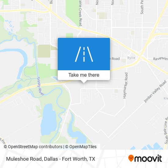 Muleshoe Road map