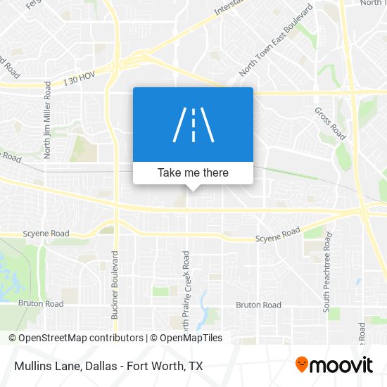 Mullins Lane map