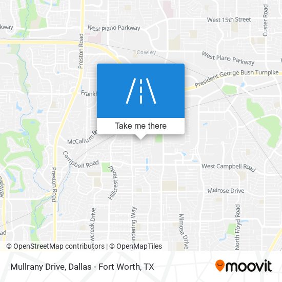 Mullrany Drive map