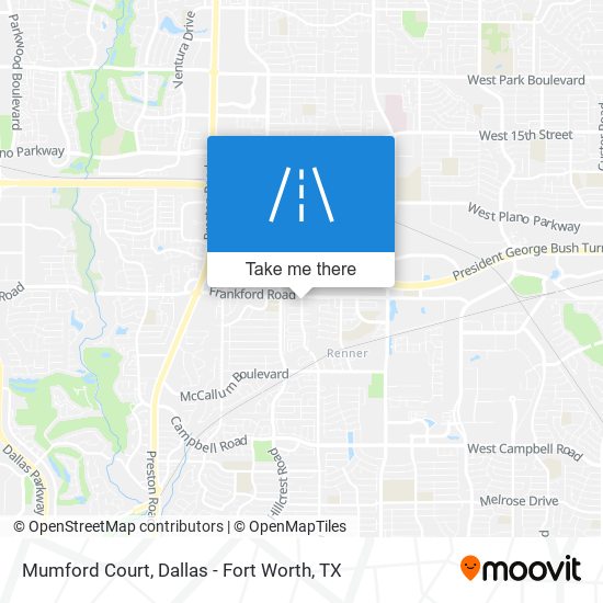 Mumford Court map
