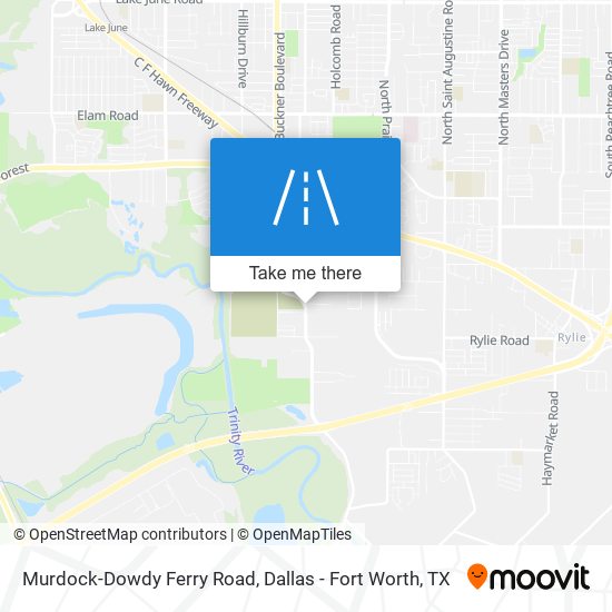 Murdock-Dowdy Ferry Road map